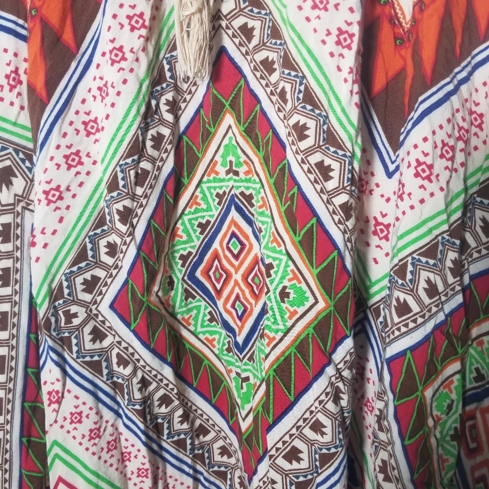 Bohemian Printed Skirt - Picture 2 of 3
